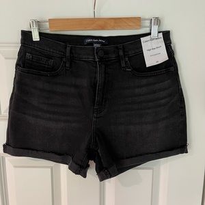 NWT Calvin Klein High Rise Jean Short